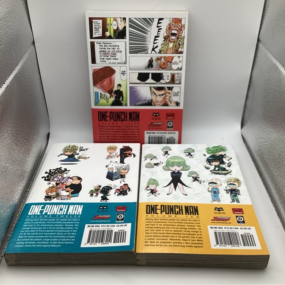 One-Punch Man Vol. 10 , 11 , 12 Paperback By ONE First Editions - Picture 2 of 9
